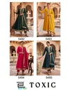 Toxic By Blue Hills Vichitra Zari Plus Size Anarkali Kurti Set 